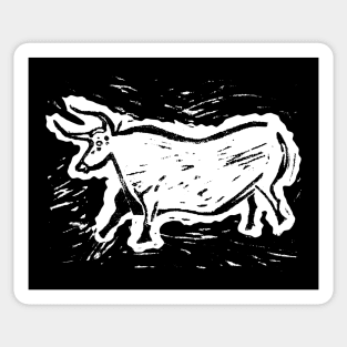 Aurochs from the Lascaux Cave Sticker